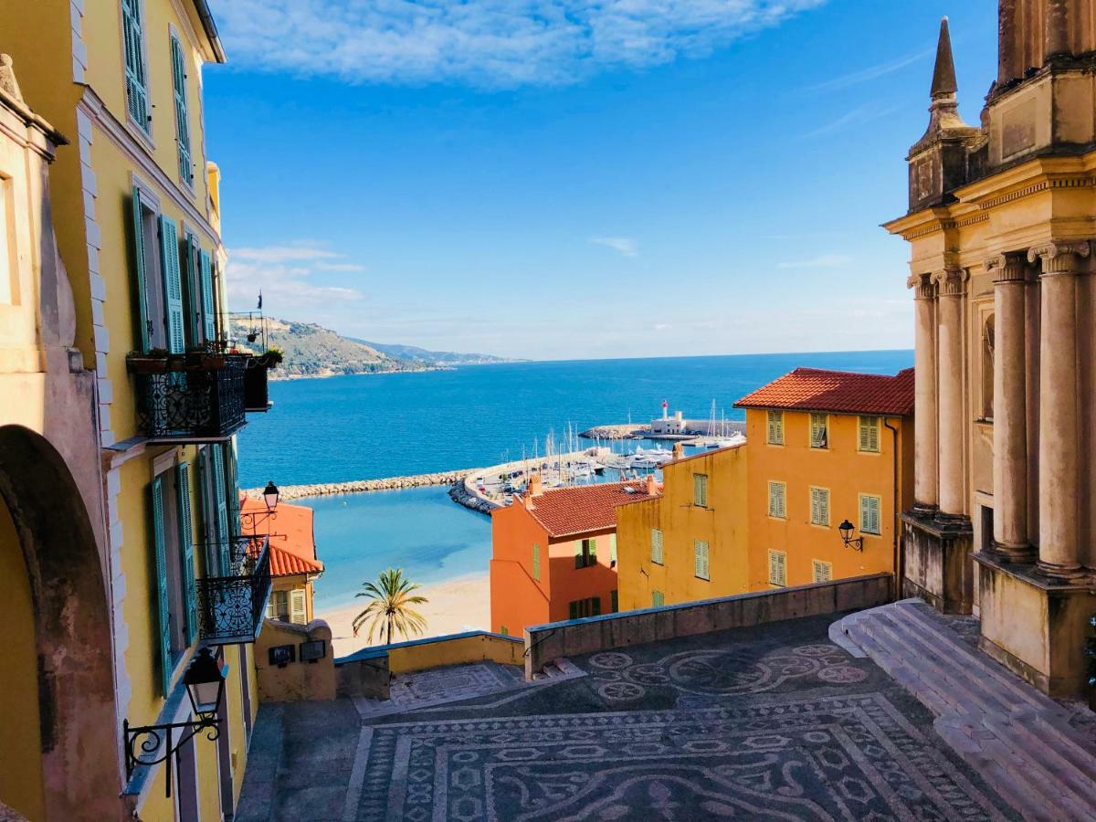 Le Mattoni 2 Lägenhet Menton Exteriör bild